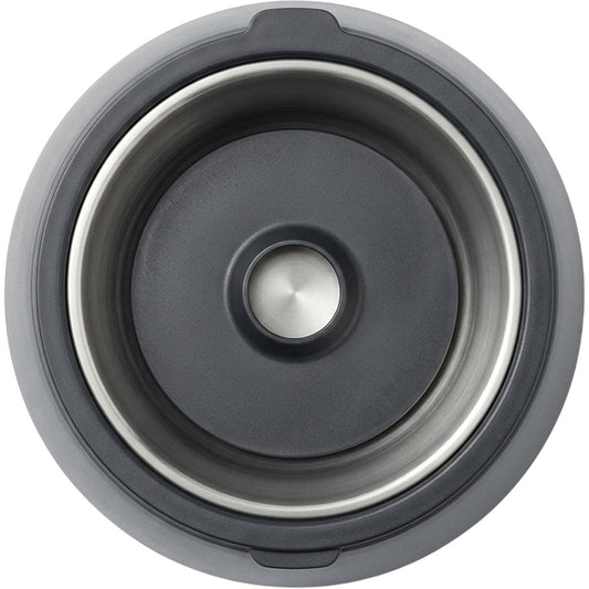 Blnkg Floating Disc Pet Water Bowl with Stainless Steel Insert 40 oz Smoke - Product view