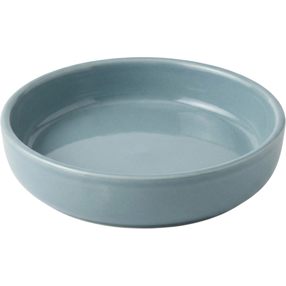 Blnkg Shallow Ceramic Cat Food Dish Mist 8 oz