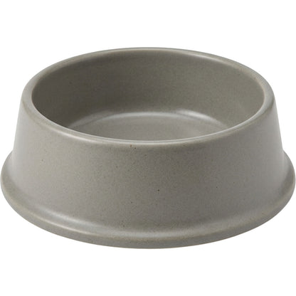 Blnkg Weighted Ceramic Dog Bowl Stone 24 oz