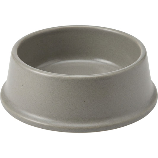 Blnkg Weighted Ceramic Dog Bowl Stone 24 oz